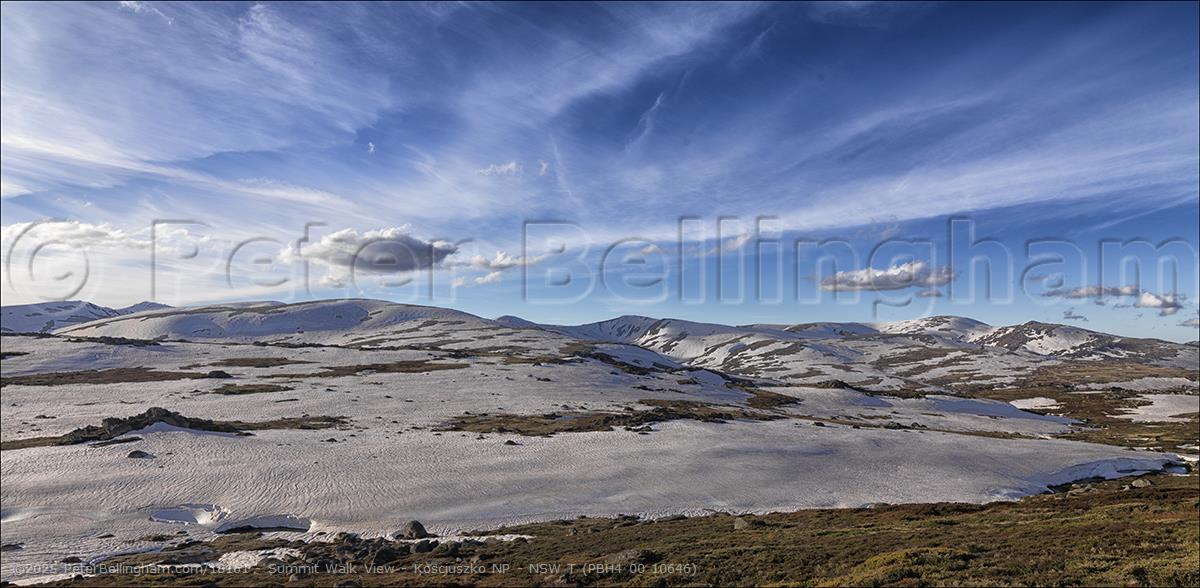 Peter Bellingham Photography Summit Walk View - Kosciuszko NP - NSW T (PBH4 00 10646)